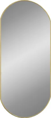 Produktbild von vidaXL Wandspiegel Golden 90x40 cm Oval