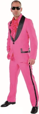 Produktbild von M214292-4-L pink Herren Smoking Jackett Hose Gr.L