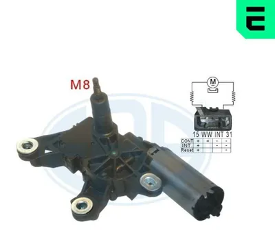 Zdjęcie produktu dla ERA 460197A Silnik wycieraczek tylnych do VW POLO (9N) Polo sedan (9A4, 9A2, 9N2, 9A6)