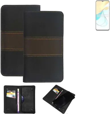 Produktbild von K-S-Trade Hülle Handyhülle kompatibel mit ZTE Blade V50s Schutzhülle Walletcase Bookstyle Tasche Schutz Case Handytasche Wallet Cover Kunstleder