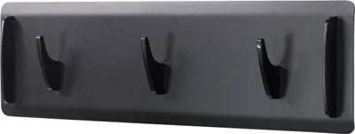 Produktbild von Garderobenhaken Hakenleiste JEFFERSON 3 Stahl Schwarz, Spinder Design