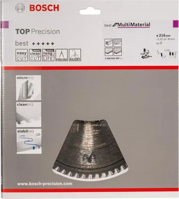 Produktbild von Kreissägeblatt Top Precision Best for Multi Material, 216 x 30, Z64