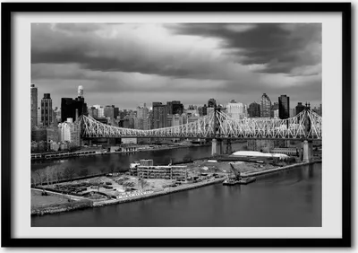 Produktbild von Bild - Bilderrahmen - 100 cm x 70 cm - MDF - Rahmen - Foto - Wandkunst New York