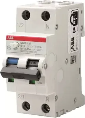 Produktbild von DS201MA-B16/0,01 FI/LS-Schalter 10kA, 1P+N, Typ A, B 16, 10mA 2CSR275180R0165