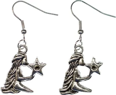 Produktbild von Jungfrau Ohrringe Miniblings Hänger Sternzeichen Sternbild AstrologieStern