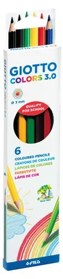 Obrázek produktu pro GIOTTO Colors 3.0 šestihranné pastelky – 6 ks