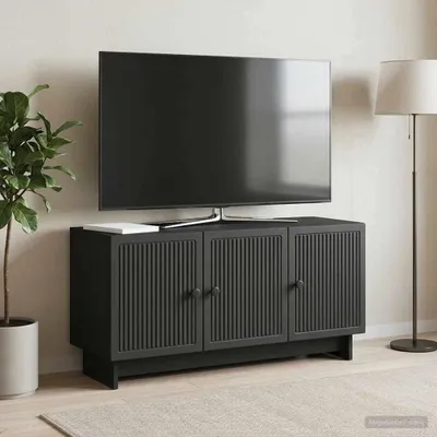 Productafbeelding van Maison Exclusive - TV-meubels, 99 x 34,5 x 50 cm, zwart, houtvezel