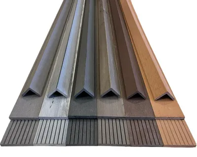 Produktbild von WPC Flachleiste  Terrassen-Abschlussleiste  - 1450x80x10 mm, dunkelgrau