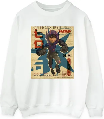 Produktbild von Disney - "Big Hero 6" Sweatshirt für Damen BI11434 (M) (Weiß)