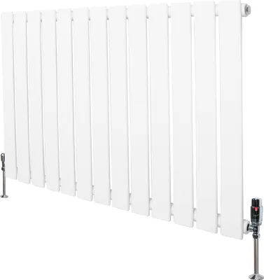 Immagine prodotto di Radiatori piani e valvole – 600 mm x 910 mm – Bianco