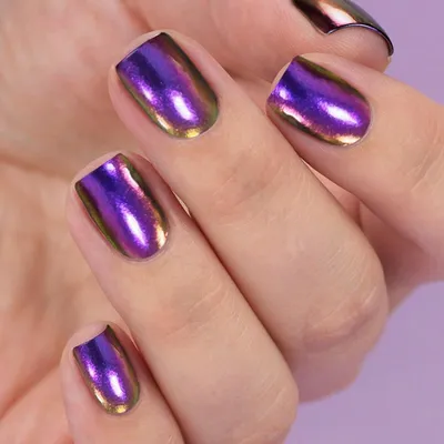 Image de Nagelfolie UV, durcissement par UV, couleur violet, bandes de gel UV pour ongles