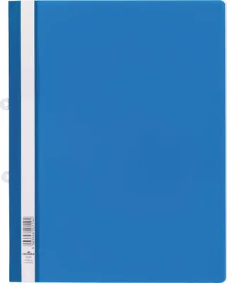 Produktbild von DURABLE Sichthefter mit Abheftschieber A4+, 258006 blau
