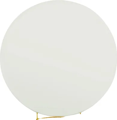 Produktbild von Hintergrund, Leichter Stoff, Vielseitig für Veranstaltungen, Elfenbeinweiß, 6.5ft-b, Rund-e