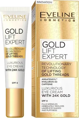 Immagine prodotto di Eveline Gold Lift Expert Crema Occhi Antirughe Fortemente Rassodante 15ml