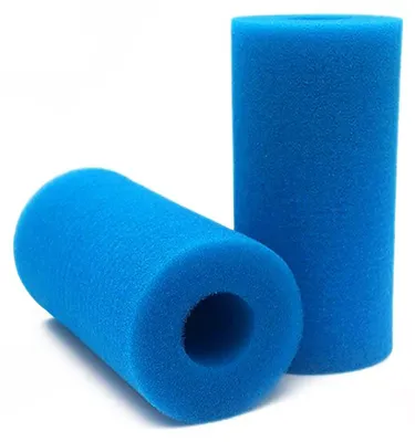 Productafbeelding van Solidchoice - 2 Stuks Zwembadfilters Type A - Wasbare en Herbruikbare Filterspons