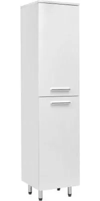 Produktbild von Astor | Badschrank Stehend - Badezimmersäule - Weiß - 35 x 153 Cm - Leiser Schließmechanismus - 2 Türen