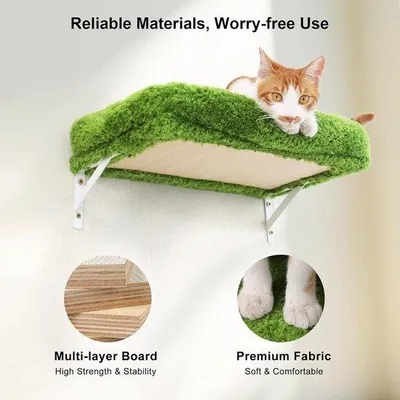Productafbeelding van Famanu Wandkattenmeubelset - Meerlagige constructie met sisalafwerking