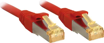 Produktbild von Lindy 47296, 5 m, Cat7, S/FTP (S-STP), RJ-45, RJ-45, Rot