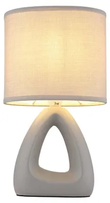 Immagine prodotto di Lampada da tavolo, tessuto ceramico, grigio, H 30 cm
