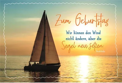Produktbild von Geburtstag - Glückwunschkarte im Format 11,5 x 17 cm mit Umschlag