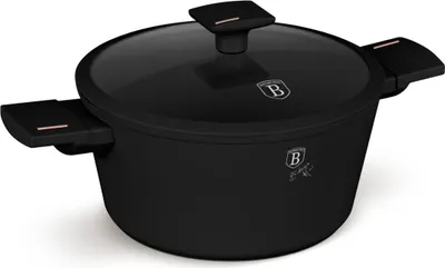 Obrázek produktu pro Hrnec s poklicí, 24 cm nepřilnavý titan Monaco Collection Berlinger Haus BH 7087