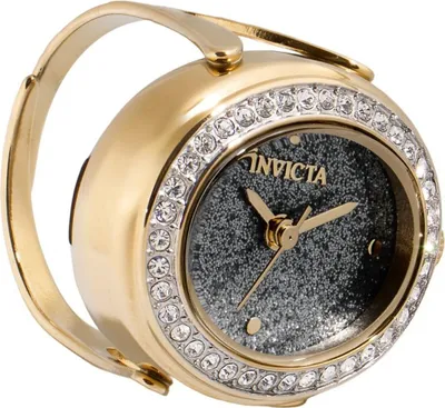 Produktbild von Invicta Mini 49601 Damenarmbanduhr - Quartz Bewegung - Edelstahl mit Schwarzem Zifferblatt - 24 mm