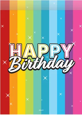 Produktbild von Folat BV Alles Gute zum Geburtstag, 8st.