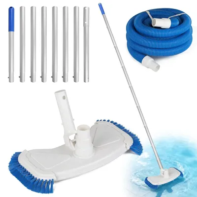 Immagine prodotto di Aspirapolvere manuale per piscine - Tubo da 7,5 metri, diametro 38 mm - Tubo autogonfiabile