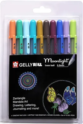 Imagen del producto de Sakura Gelly Roll Moonlight, set de colores assortidos (10 unidades) - Tonos opacos
