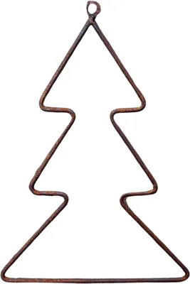 Produktbild von Eisen Tannenbaum Rost zum Hängen