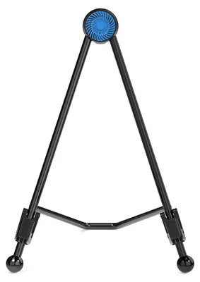 Produktbild von Klappbarer Gitarrenständer – universeller Instrumentenhalter mit tragbarem Stativfuß und Silikonpads für Akustikgitarren, E-Gitarren, Bässe, Ukulelen und Banjos