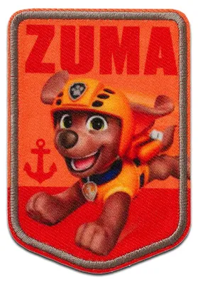 Obrázek produktu pro Mono-Quick Paw Patrol Zuma - nášivka, nažehlovací nášivka, nášivka, nášivky, k nažehlení, velikost: 7,8 x 5,5 cm