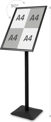 Obrázek produktu pro Informační tabule a stojan na menu pro catering v různých provedeních Černá / Premium / A2