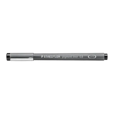 STAEDTLER 308 Pigment Liner Fineliner – 0,3 mm – Confezione da 3 – Rosso