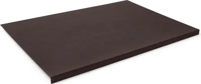 Produktbild von Schreibtischunterlage mit Kantenschutz cm 90x60 Leder Dunkel Braun - Handwerkliche Nähte - Hergestellt in Italien