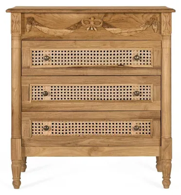 Zdjęcie produktu dla Komoda Bellecour z drewna tekowego, 86 cm x 80 cm x 40 cm, Giner y Colomer