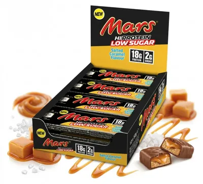 Produktbild von Mars Low Sugar High Protein Bar - Salted Caramel (12x57g) Salted Caramel - Riegel - Protein-Riegel
