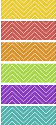 Produktbild von Fotokarton Chevron 3 300g/qm 49,5x68cm VE=10 Bogen 6 Motive sortiert.