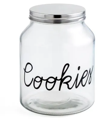 Vorratsdose 2 L Cookies, Glas, transparent, 17 cm, spülmaschinengeeignet