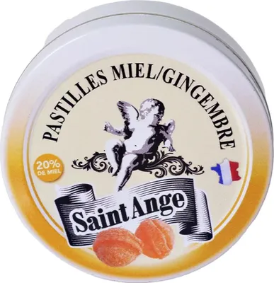 Produktbild von Saint-Ange Pastilles Miel/Gingembre - Honig/Ingwer Pastillen aus Frankreich 50g