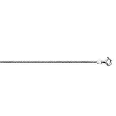 Zdjęcie produktu dla Łańcuszek wężowy 0,90 mm 925/- srebrny rodowany 45 cm