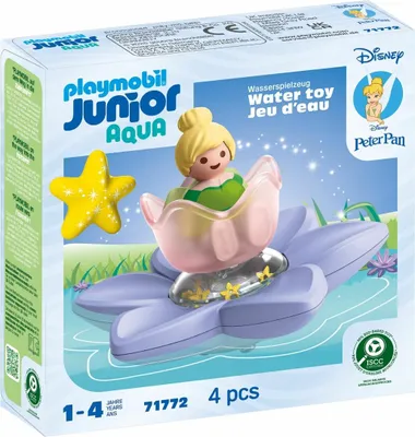 Produktbild von PLAYMOBIL 71772 JUNIOR & Disney: Tinkerbells magische Feen-Schwimmblume - JUNIOR Disney