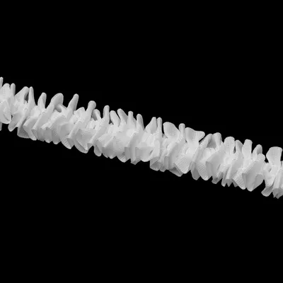 Immagine prodotto di Nastro per tende 200 m, regolabile, bianco, 25 mm, nastro arricciato, nastro plissettato