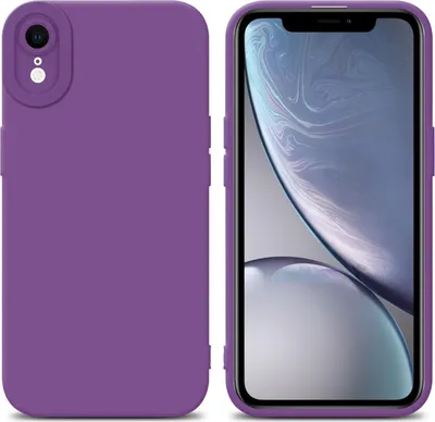 Immagine prodotto di Custodia Cadorabo per Apple iPhone XR custodia protettiva in TPU viola custodia in silicone custodia per cellulare