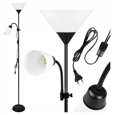 Obrázok produktu pre LED stojaca lampa TANGER 170 cm, čierna