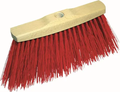 Produktbild von Greenmill GR5200 Besen mit lackiertem Holzgriff und Gewinde für Stiel, Breite: 25,5 cm