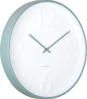 Produktbild von Karlsson - Wanduhr Ayuno - Nebelblau - Ø40cm