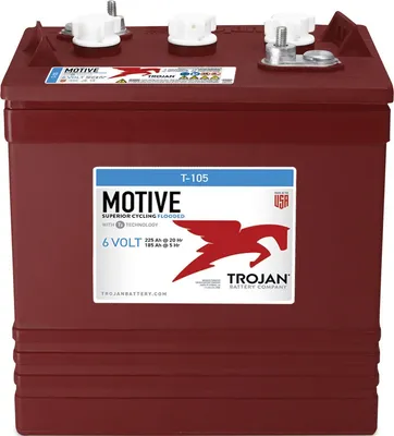 Produktbild von Trojan T-105 6V 225Ah Deep Cycle Traktionsbatterie ELPT-Anschluss