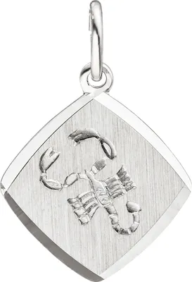 Produktbild von JOBO Anhänger Sternzeichen Skorpion 925 Sterling Silber matt Sternzeichenanhänger