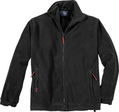 Produktbild von Fleecejacke Brigg Übergröße schwarz